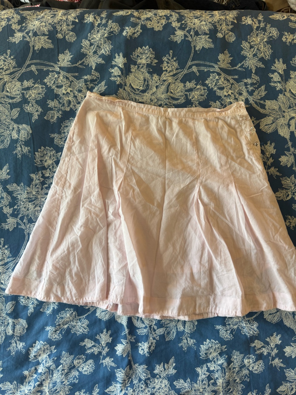 Vintage Banana Republic Pale Pink Cotton Skirt